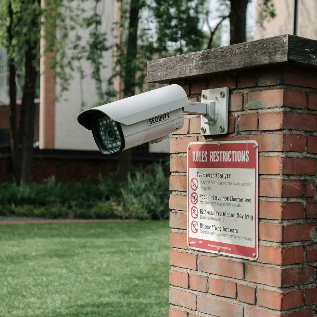 Outdoor Security Cameras Rules and Restrictions Outdoor Security Cameras Rules and Restrictions